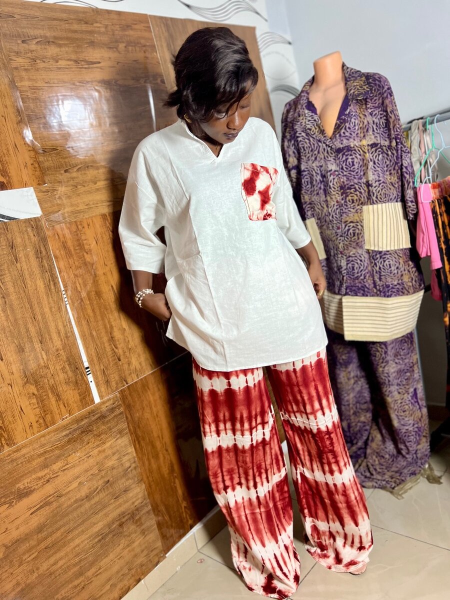 Ensemble moderne batik femme