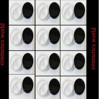 pack of 12 empty jar 20 ml for cream and base