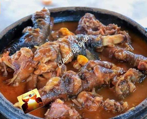 Soupe patte de mouton/Attieké