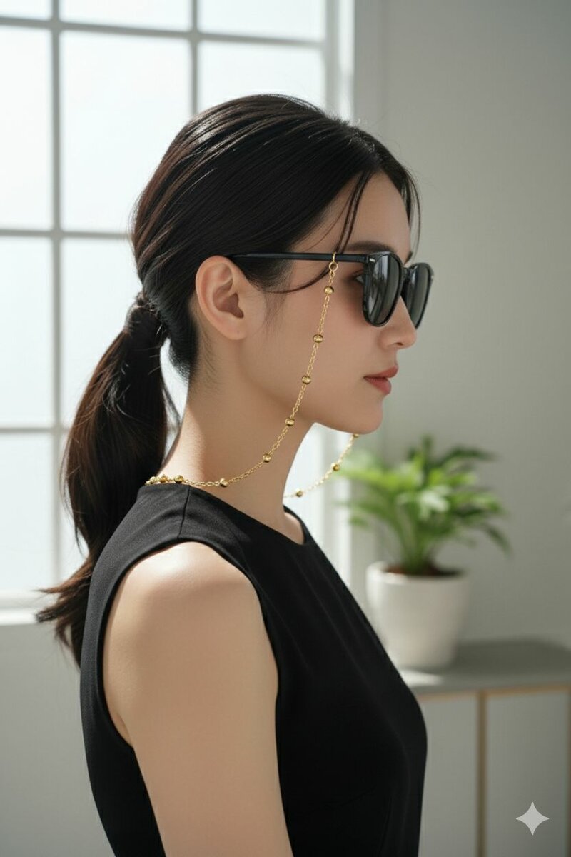 Chaîne pour lunettes chic