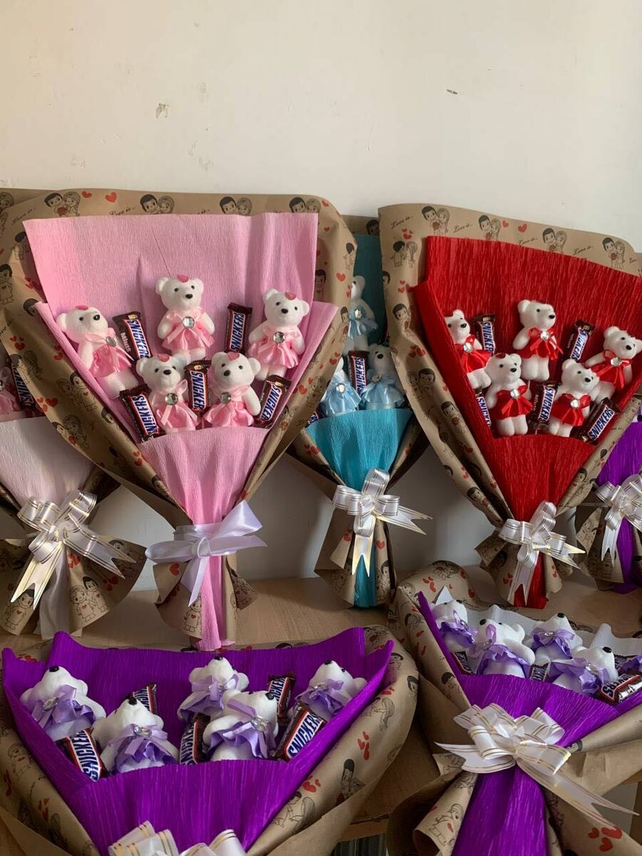 Букет из мишек