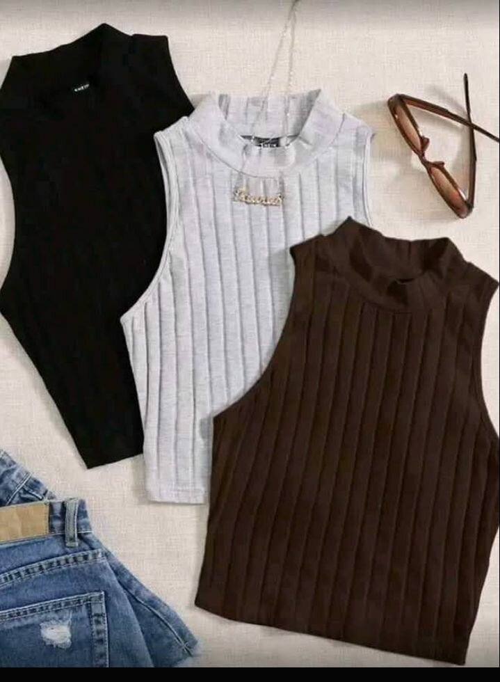 Débardeurs côtelés femme