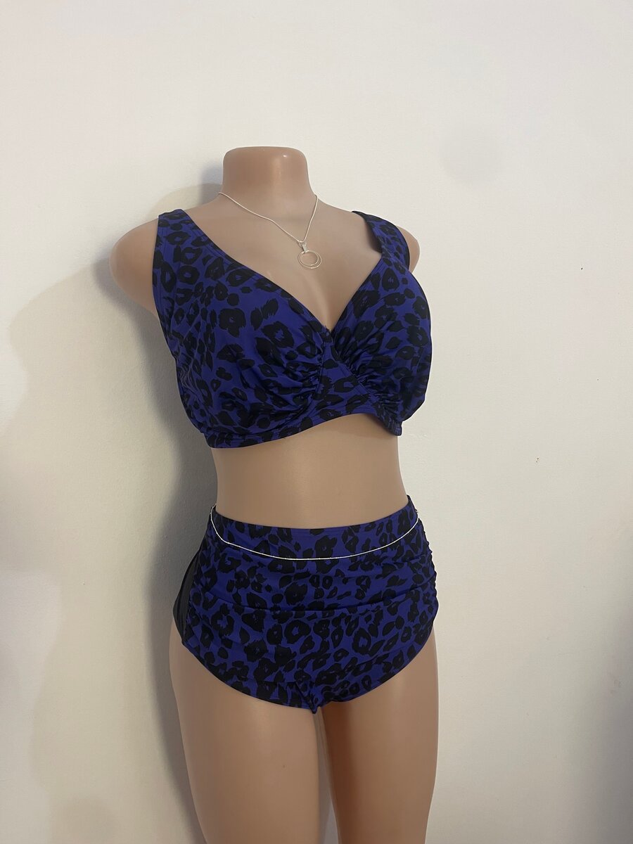 Vintage Style High-Waist Bikini