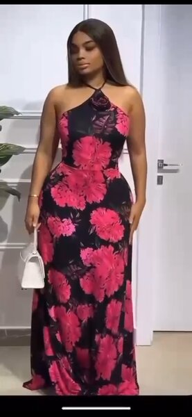 Robe Longue Florale Élégante