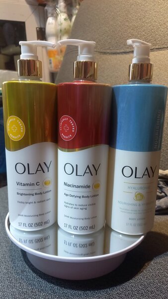 Olay body lotions and wash