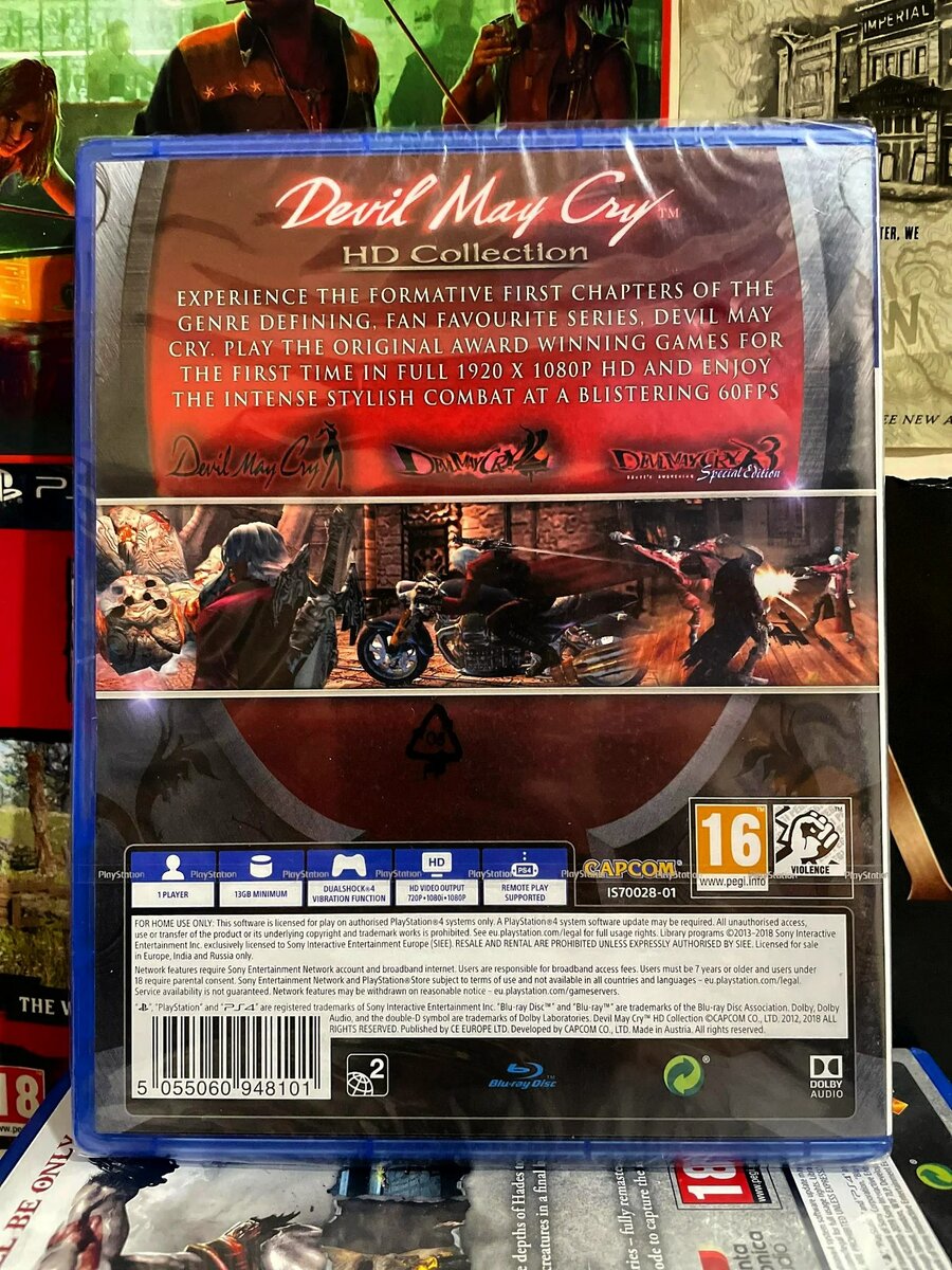 Cd ps4 Devil May Cry HD