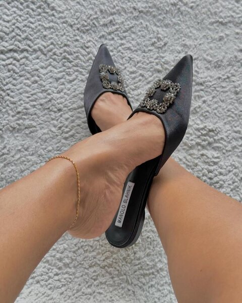 Ladies Flat half shoe