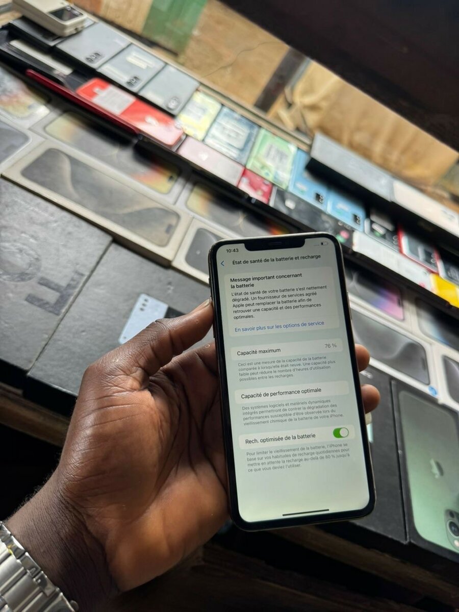 iPhone X 64giga sans Face ID très propre