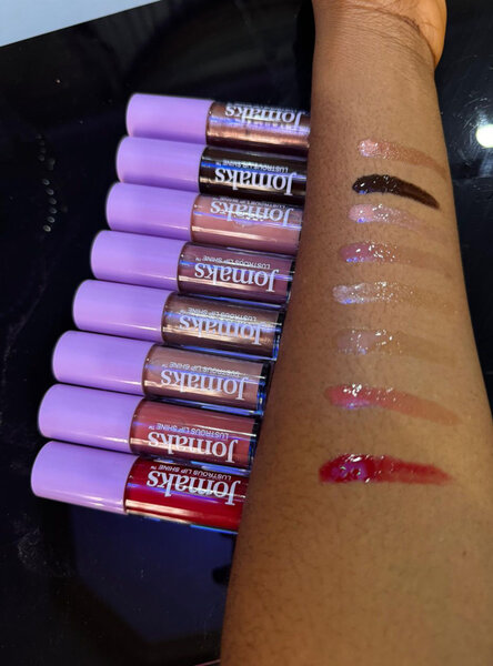 Ensemble de gloss scintillants