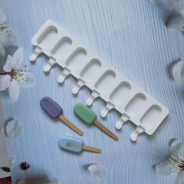 Moule à Crème glacée, Yahourt grotto, 8 cavités