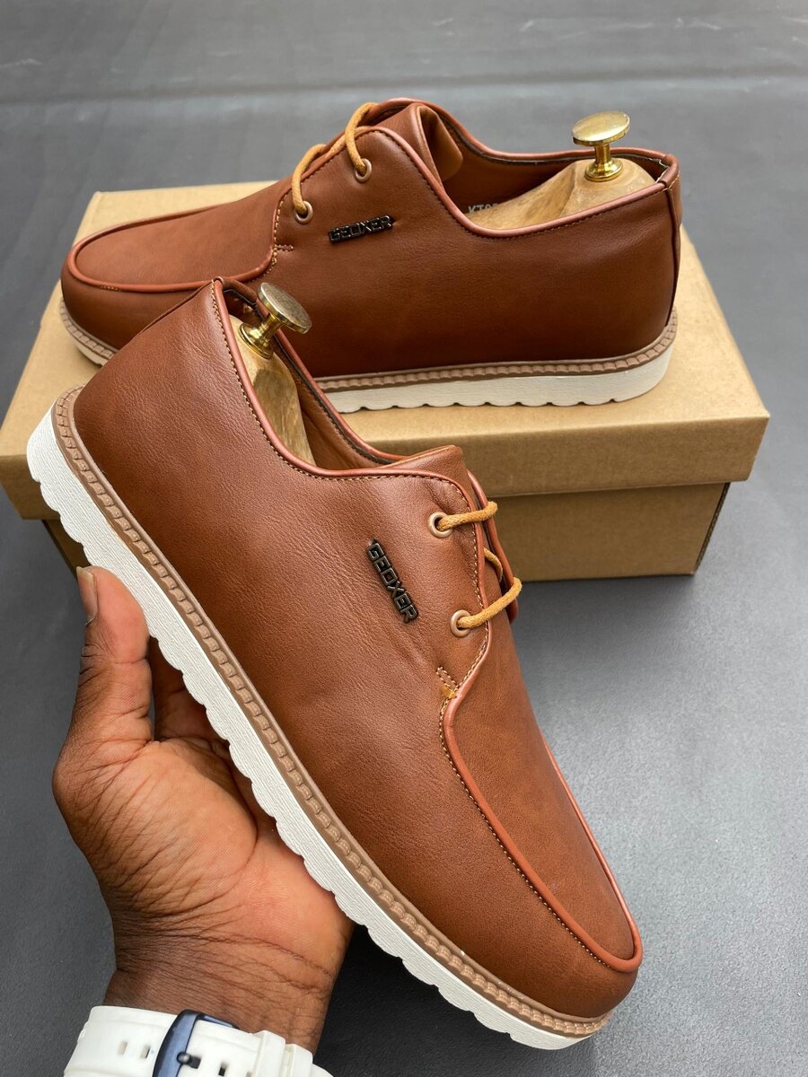 Chaussures décontractées homme en cuir