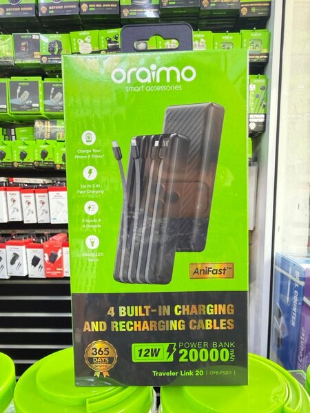 Batterie externe Oraimo 20000mAh