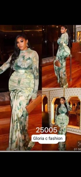 Robe Élégante Imprimée