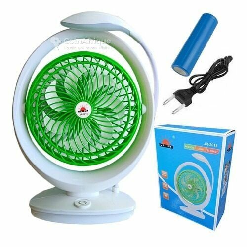 Jr Stores Ventilateur Rechargeable à Veilleuse