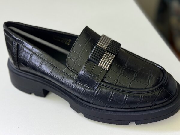 кожаные лоферы