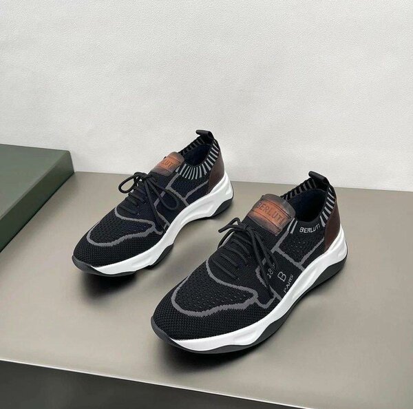 Baskets noir Berluti