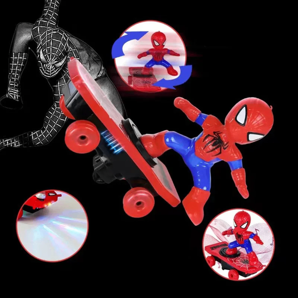 Jouet Spiderman Rotatif 360°