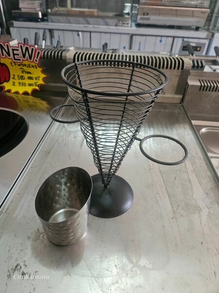 Paniers à frites en acier