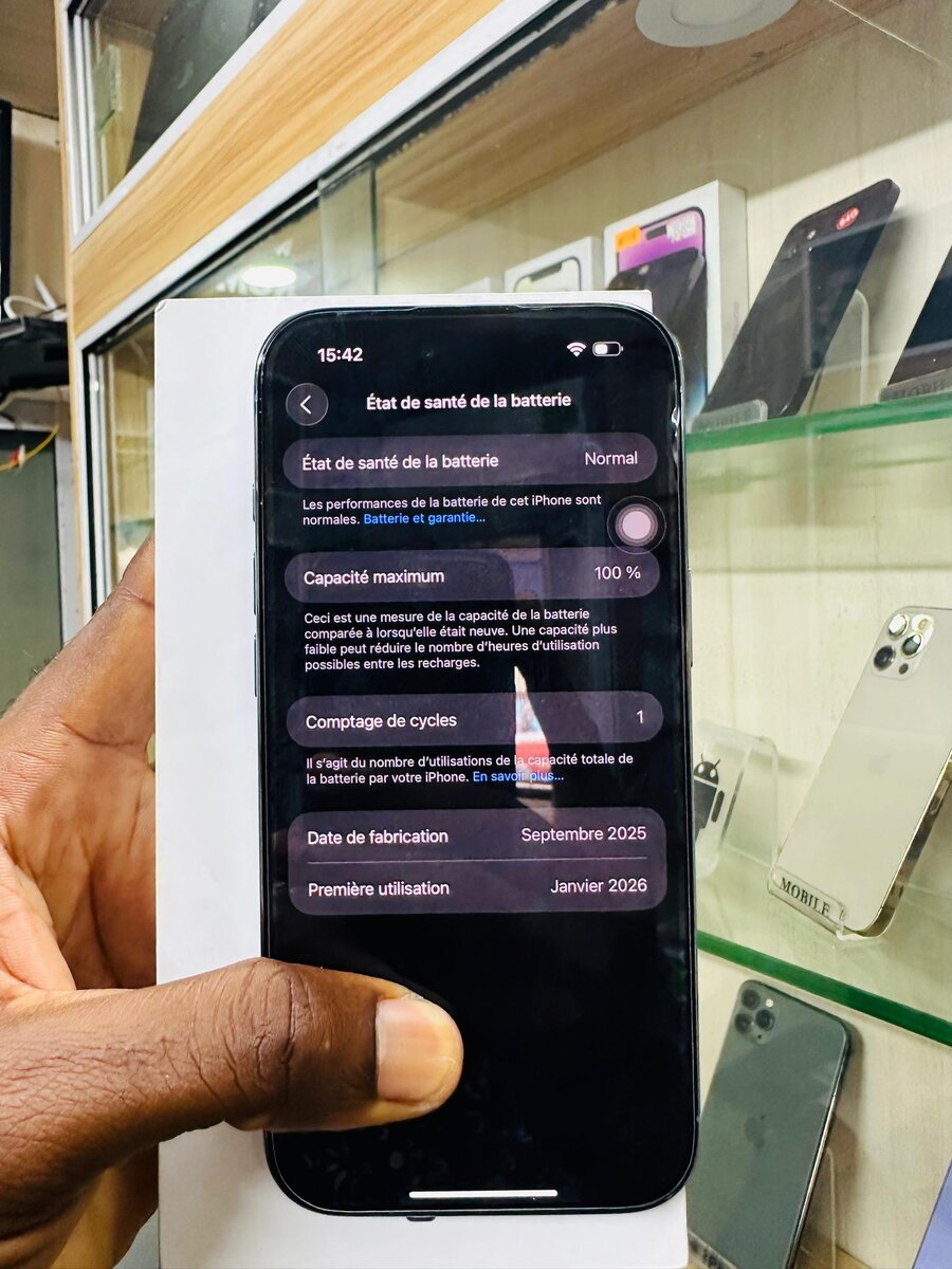iPhone 17 Air - Batterie 100%