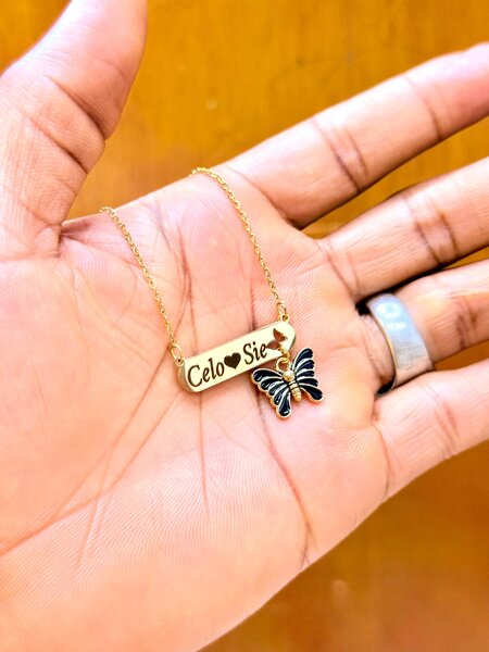 Collier Papillon Personnalisé