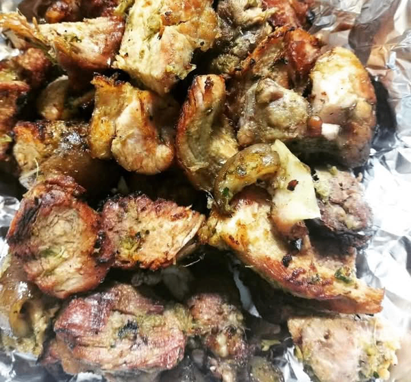 Porc Africain Braisé + Attieke