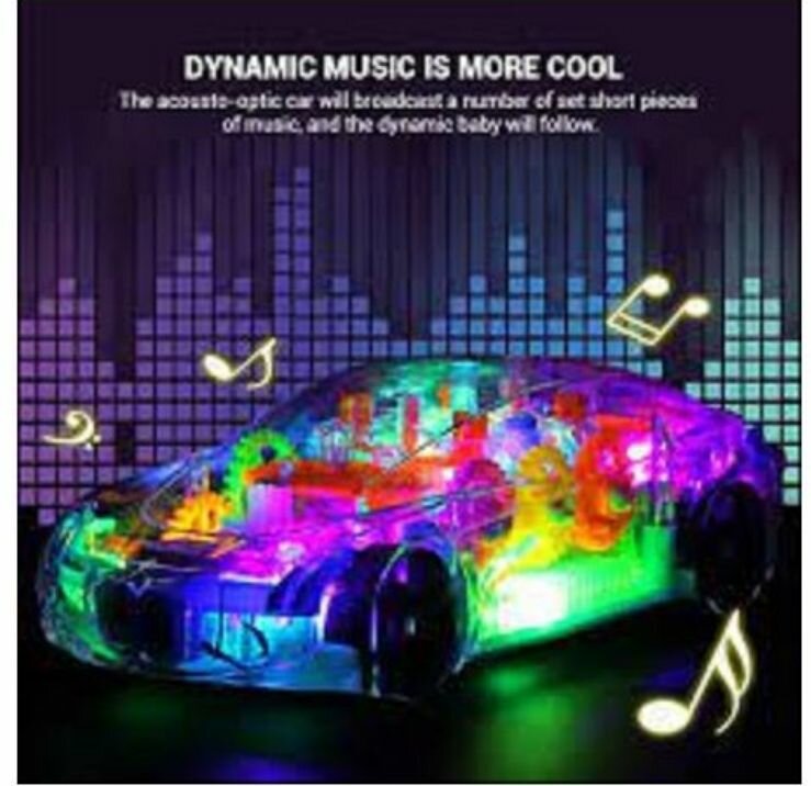 Voiture Lumineuse et Musicale