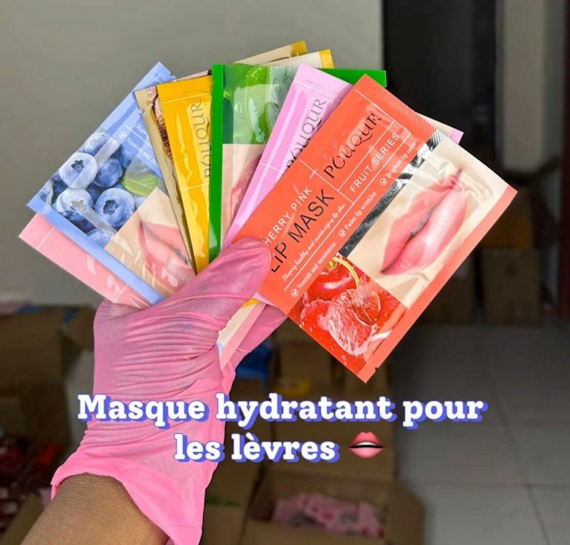 Masques hydratants lèvres et yeux