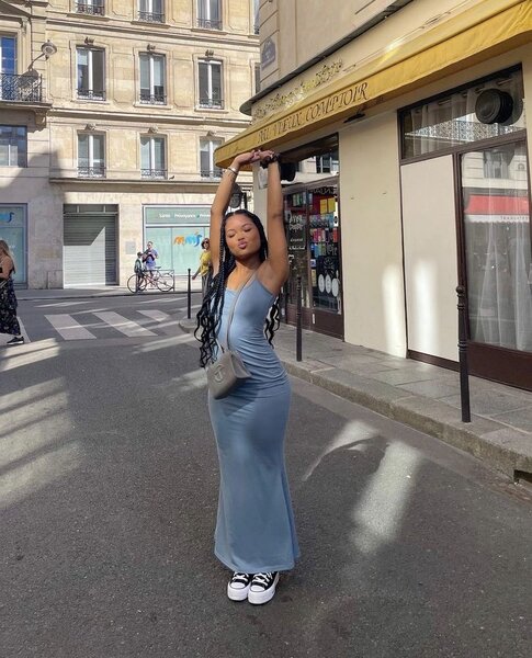 Belle robe robe simple décontractée