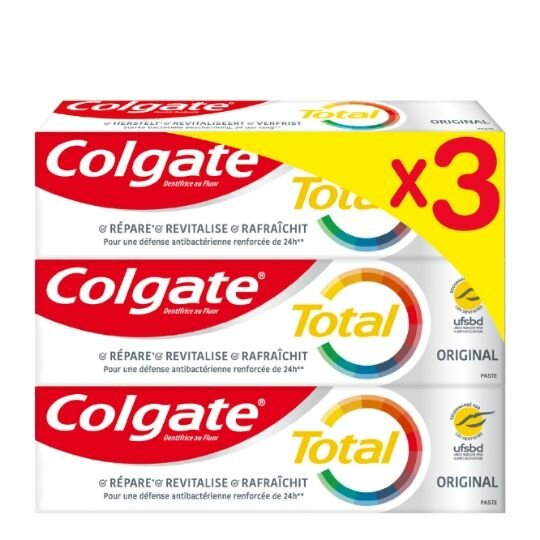 Colgate Total lot de 3