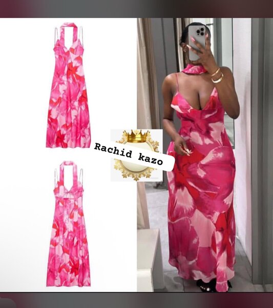 Robe Longue Évasée Florale