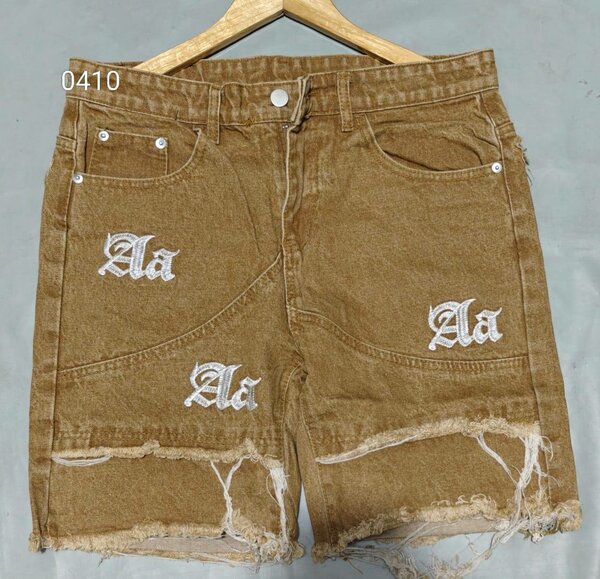 Short en jean décontracté