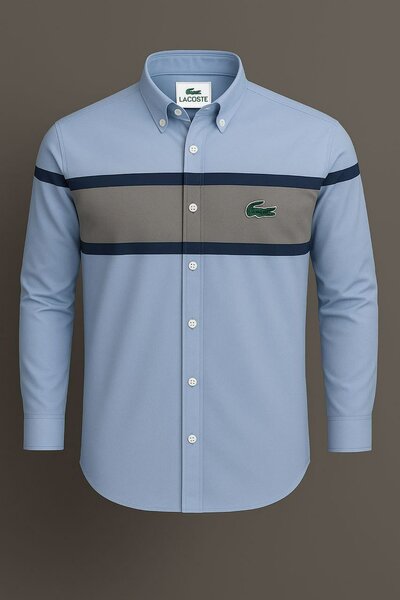 Chemise Lacoste bleu