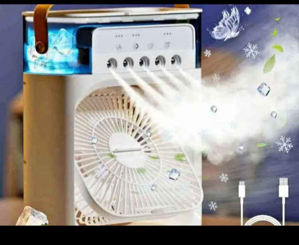 Mini ventilateur humidificateur portable