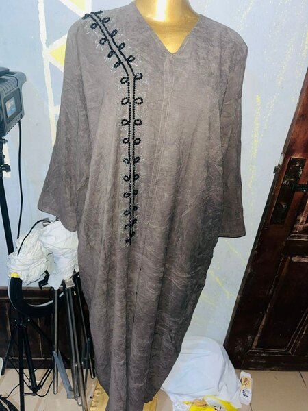 Robe longue en lin élégante