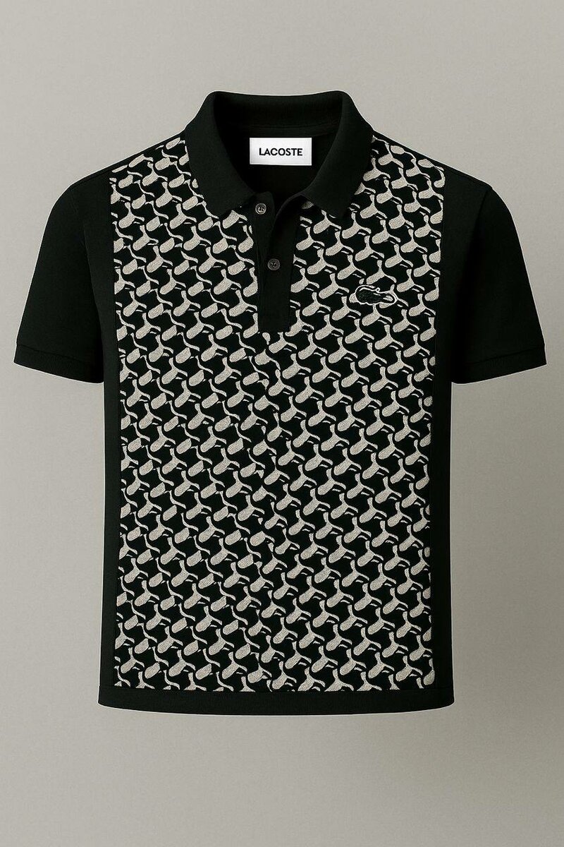Polo Lacoste graphique pour homme