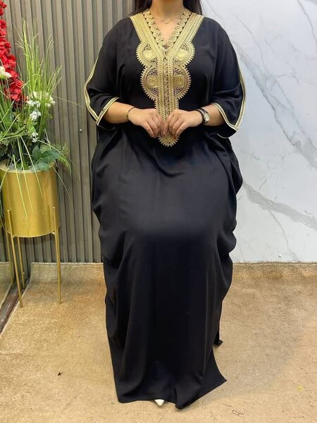 Abaya noire élégante