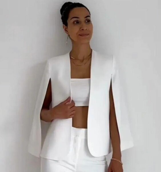 Veste femme stylée blanche