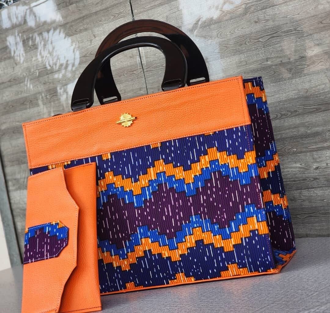 Sac à main coloré en tissu