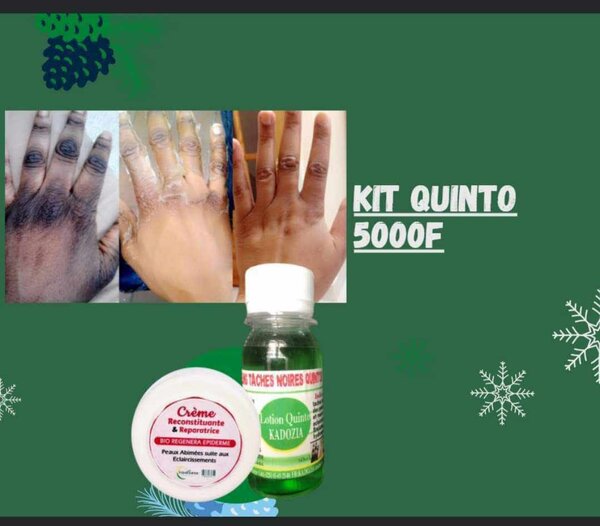 Lotion peeling tâches noires quinto 