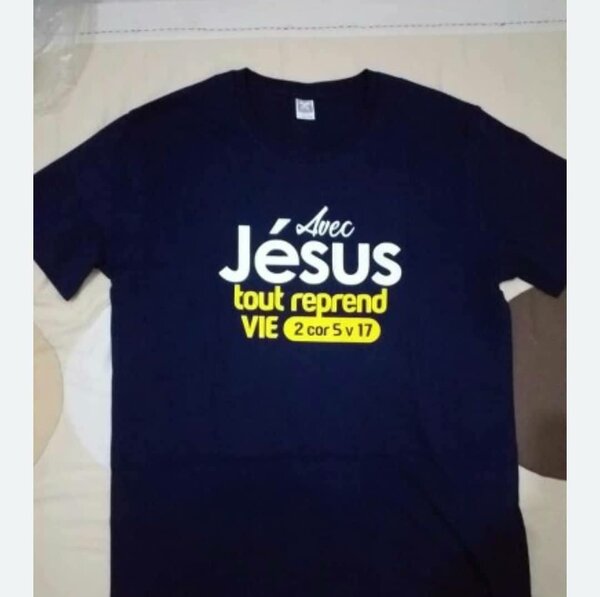 T-shirt chrétien inspirant