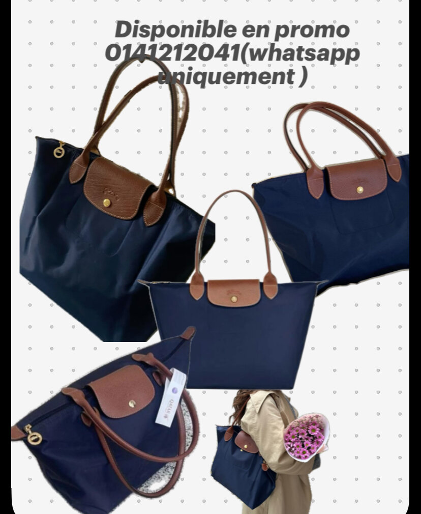 Sac cabas en nylon pliable