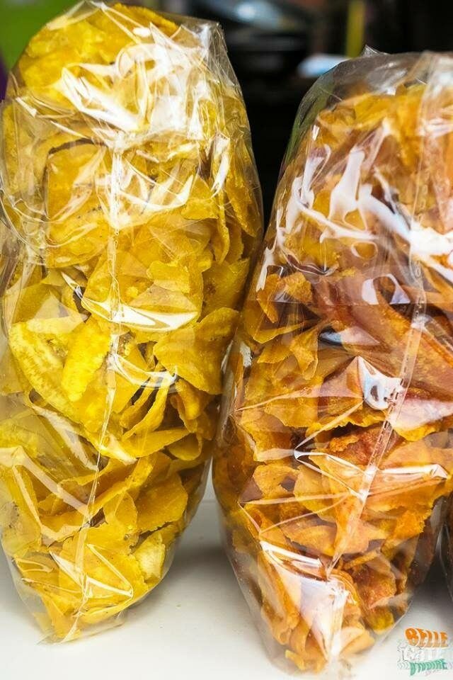 Chips de banane plantain croquants