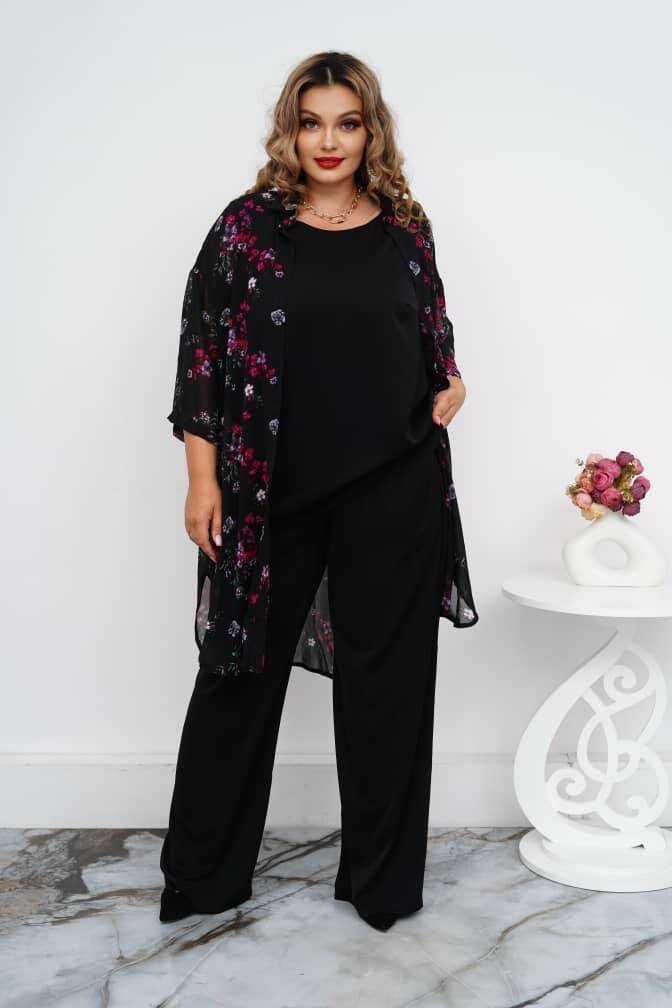 Костюм тройка из шелка