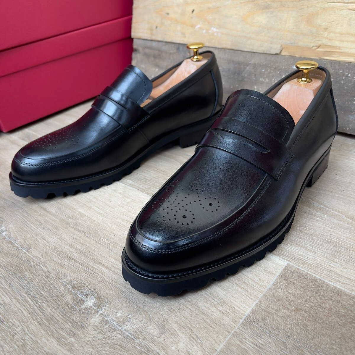 Mocassins en cuir élégants pour hommes