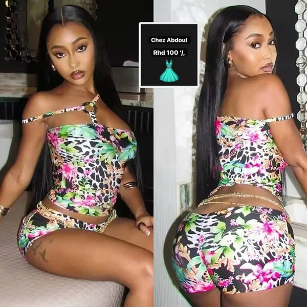 Ensemble fleuri tendance