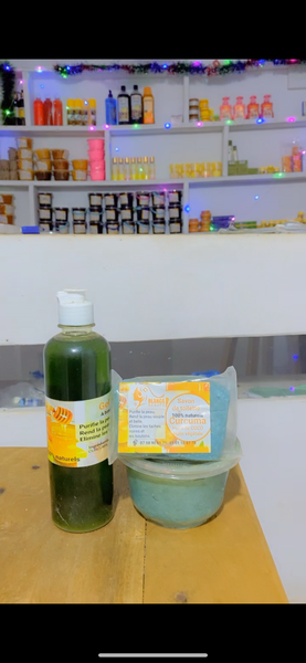 Ensemble de soins naturels