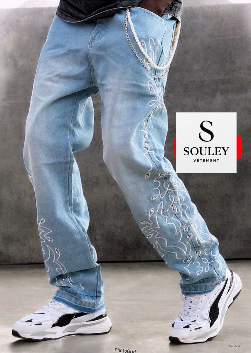 Jean baggy tendance homme
