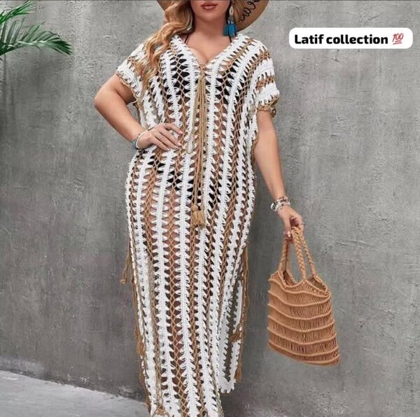 Robe crochet été taille standa