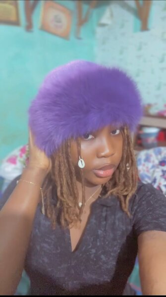 Chapeau en fourrure élégant