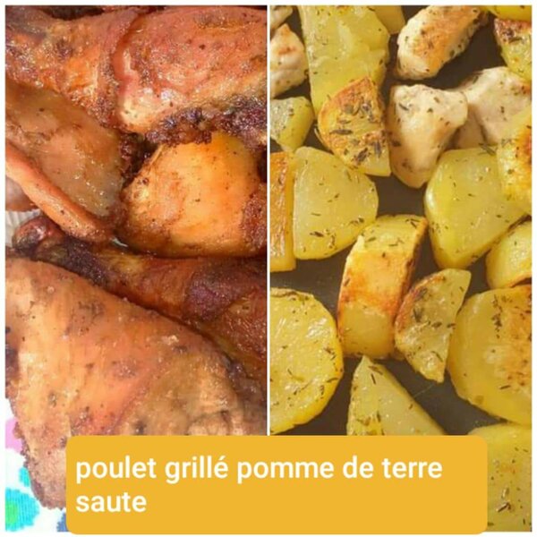 Pomme de terre sautées au poul